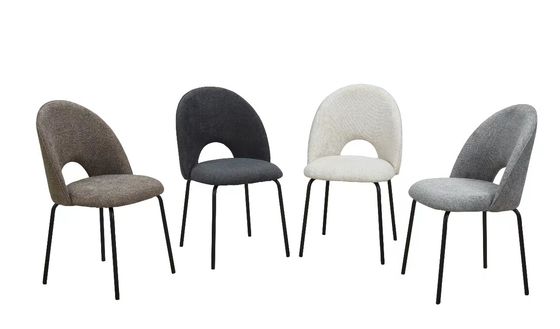 Various Color Upholstered Fabric Dining Seats with 1 Year Limited Warranty